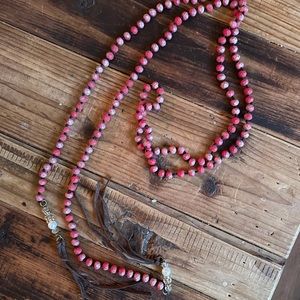 Plunder Beaded Wrap Necklace